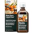 Gaia Herbs Plant Force Liquid Iron - Vegetarian Iron Supplement to Help Maintain Healthy Iron & Energy Levels - with Star Ani