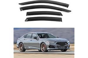 KPY Window Visor Compatible with Acura TLX 2021-2024, Rain Guard Side Window Vent Deflectors Tape-On Style, 2021 2022 2023 2024