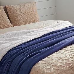 Bedsure Sherpa Fleece Throw Blanket for Couch