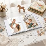 Vienrose Small Photo Albums 6x4 2 Pack Linen Grey 26 Pages Holds 52 Pictures view 5