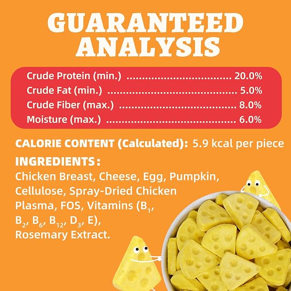 WELLIX FREEZE-DRIED CHEESE TREATS FOR DOGS & CATS 7.41OZ – TRAINING SNACKS