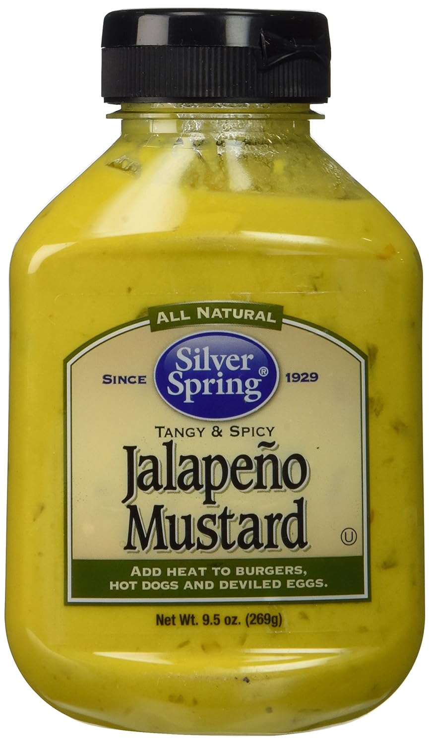 Silver Springs Mustard, Jalapeno, 9.5 oz