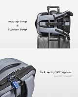 tomtoc Travel Backpack 28L TSA Friendly 16-Inch Laptop Carry On 45x36x20 view 8