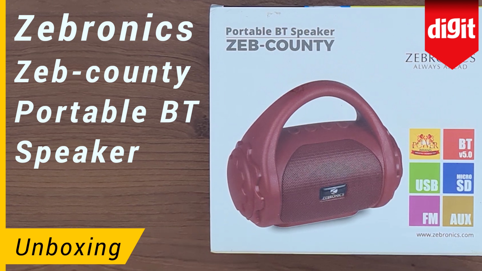 Zebronics Zeb-County Bluetooth Speaker 