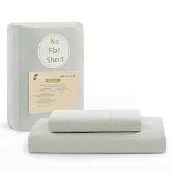 LANE LINEN Twin XL Fitted Sheet, 100% Organic