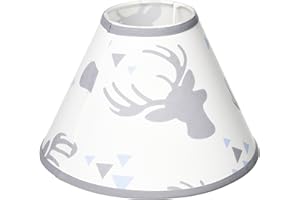 GEENNY Lamp Shade Without Base, Woodland Deer Arrow, Multi-Colors, Crib