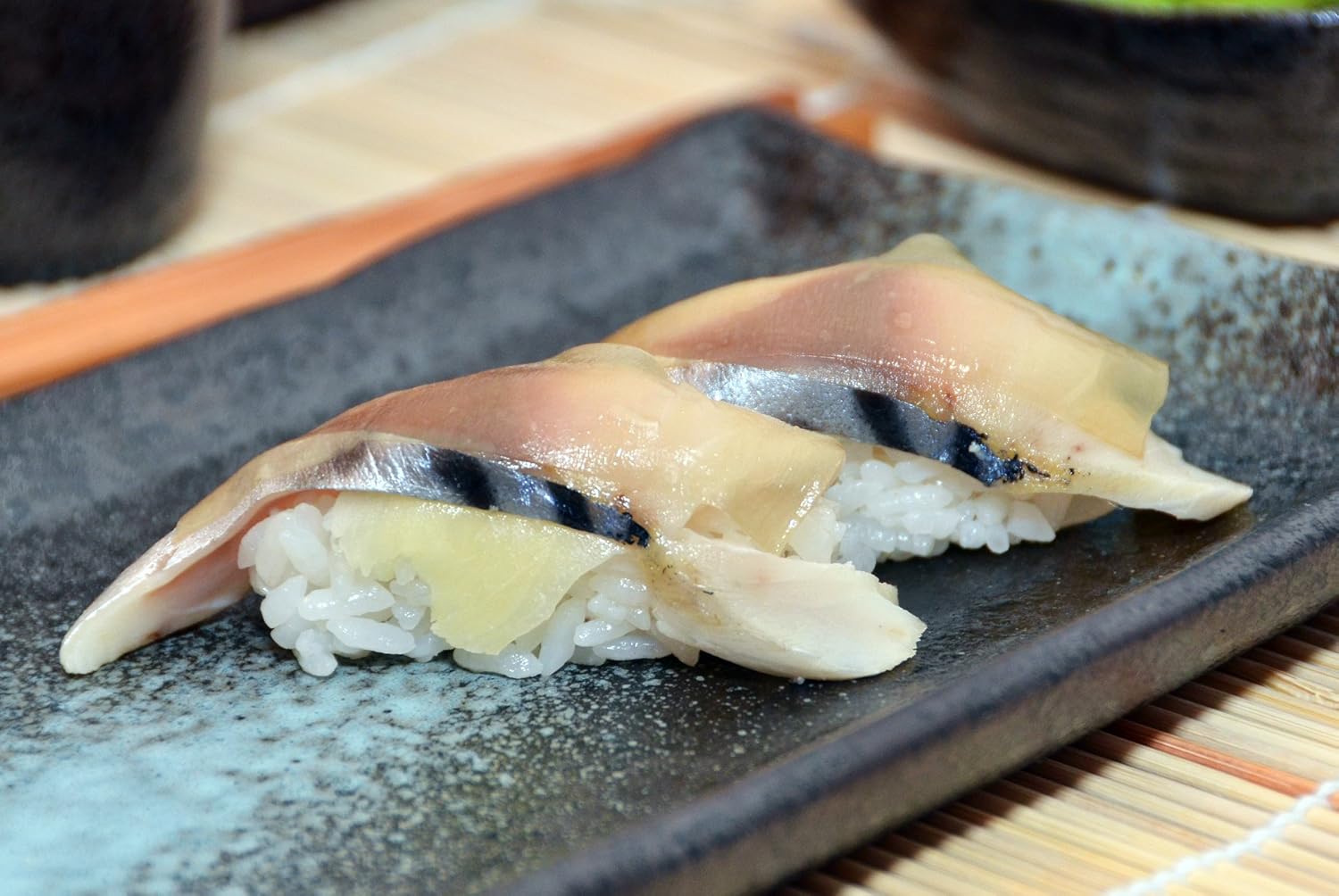 Frozen Sushi Grade Marinated Mackerel Shime Saba Three 8oz Pieces