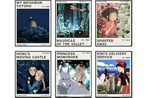 Bigwig Prints Studio Ghibli Poster Set - Studio Ghibli Anime Posters, Studio Ghibli Wall Art, Studio Ghibli Posters, Hayao Mi
