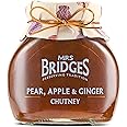 Mrs Bridges Pear, Apple & Ginger Chutney, Made in Scotland, 10.5oz Jar (Pack of 1)