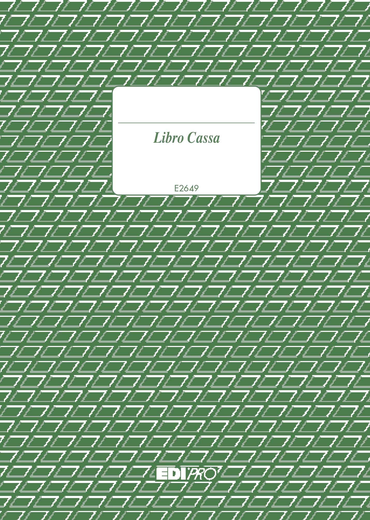 Edipro E2649 Cassa Book Register 96 Pages F.to 24 x 17