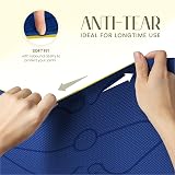 Yogii Yoga Mat Non-Slip 6mm TPE Travel Green Blue Rotary Alignment Guides view 6