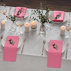 Ruvanti Linen Napkins Set of 6, 18x18 Cloth