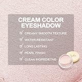 Oulac Shimmer Eyeshadow Pearl Finish Duo Purity 06g P06 Vegan Waterproof view 8