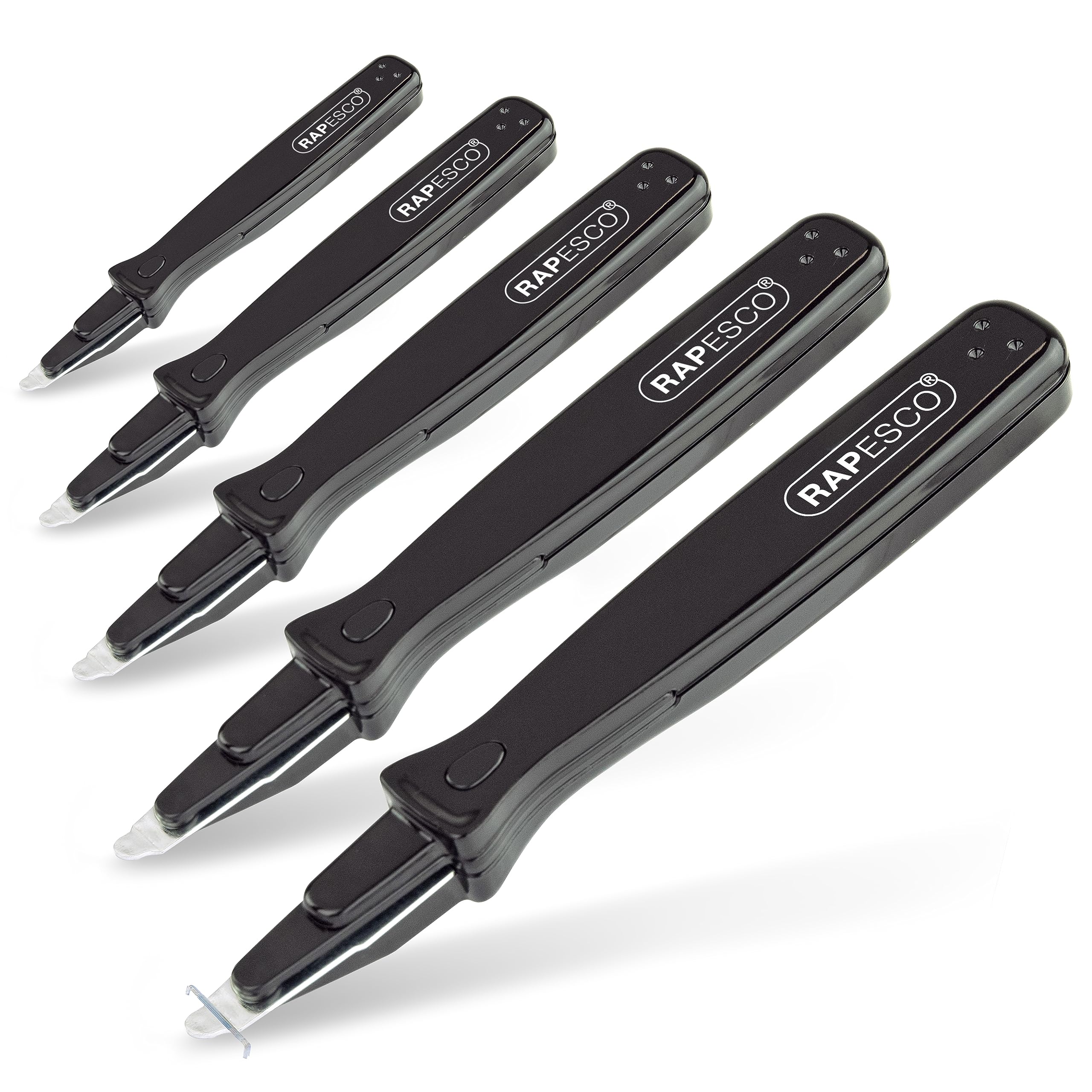 Rapesco 1737 Business Pack: Office Staple Remover Model 101, Black, Pack of 5