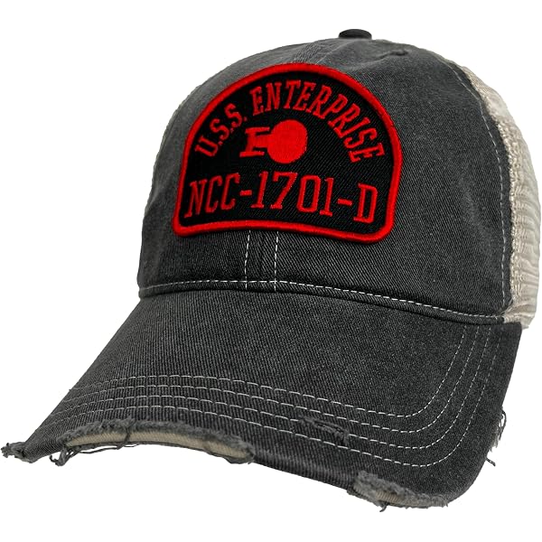 Star Trek Enterprise Planet Patch Dad Hat Adjustable Relaxed Fit Unisex Cap Star Trek: Enterprise NX-01 Logo Classic Dad Hat, Adjustable  main image 3