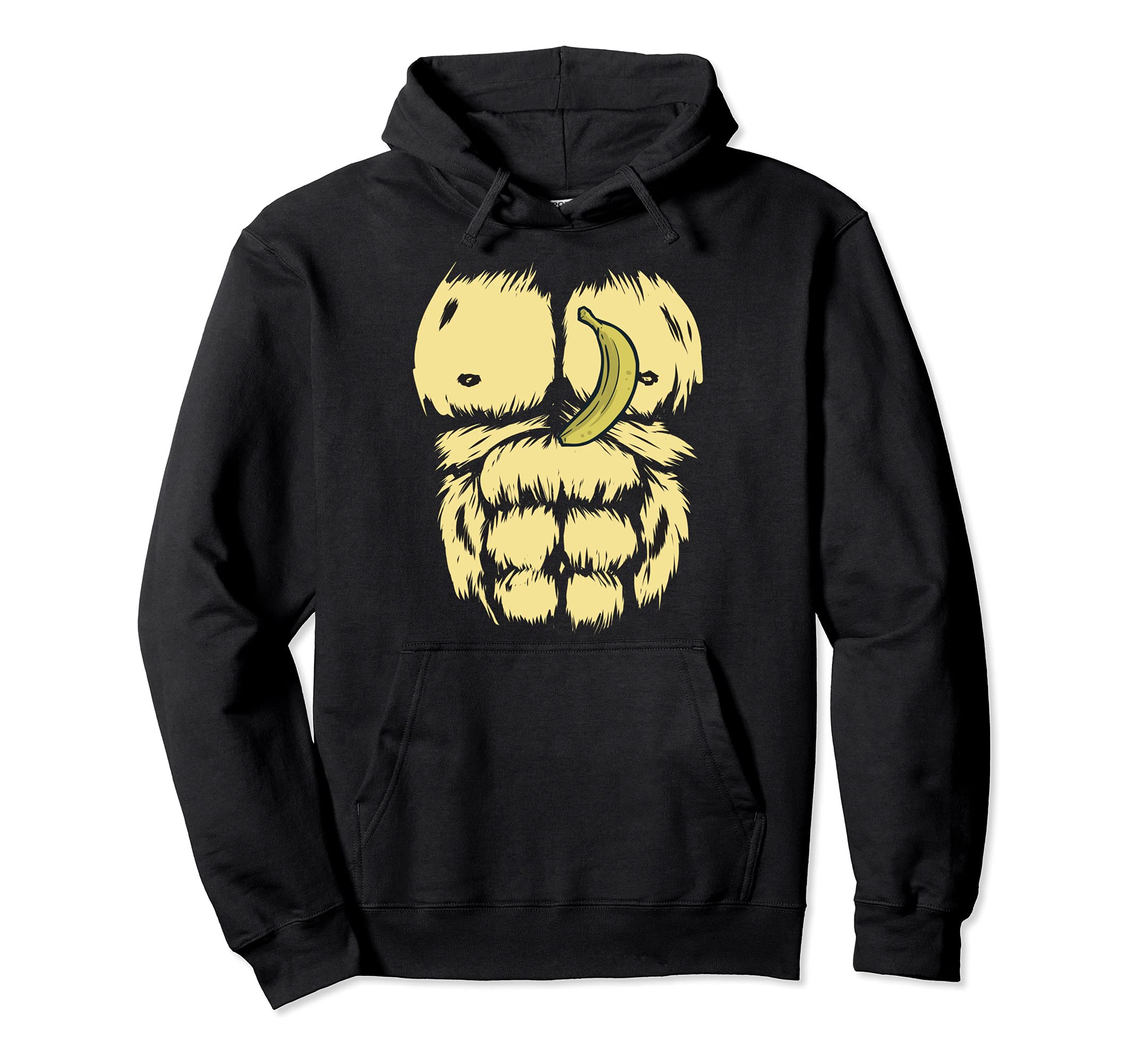 Monkey Costume Banana - Monkey Lover Pullover Hoodie