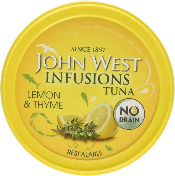John West Infusions No Drain Tuna Lemon & Thyme, 80g Amazon.co.uk
