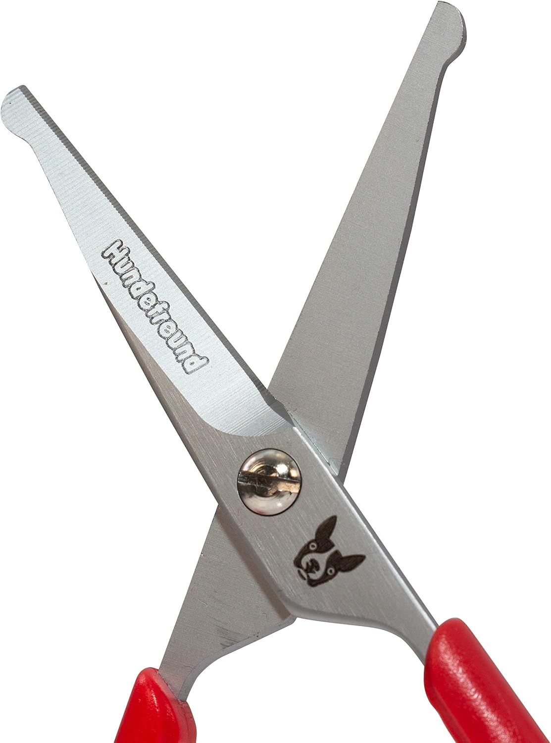 Hundefreund, set of 2 works of scissors for dog grooming fur scissors made of stainless steel with rounded tip - Image 5