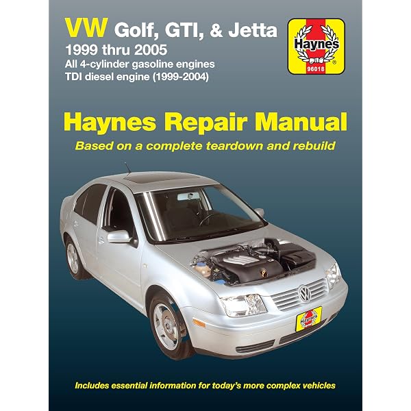 Volkswagen Jetta, Golf, GTI 1999, 2000, 2001, 2002, 2003, 2004