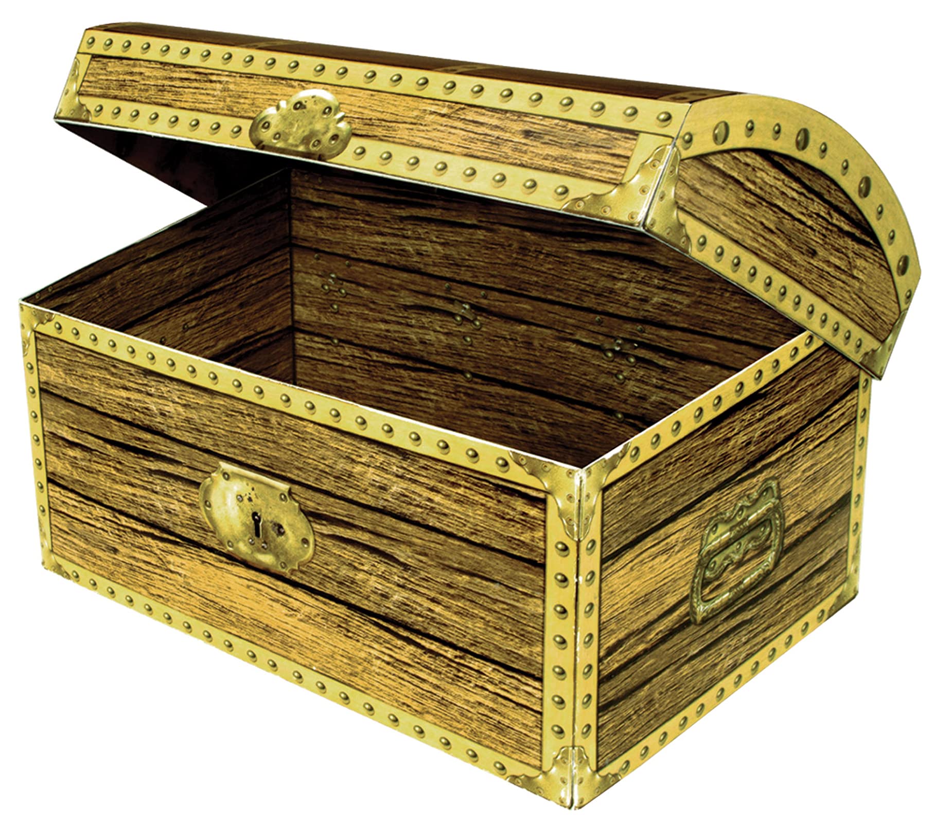 A Beistle Creation 50356 Treasure Chest Box, Paper, Multicolored