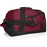 DALIX 14" Small Duffle Bag Two Toned Gym Travel Bag