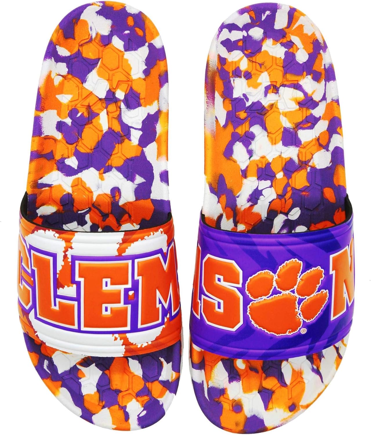 Hype Co NCAA University Sports Slide Sandal Shoe: Clothing