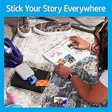HP Sprocket 2x3 Instant Photo Printer Bluetooth iOS Android White view 7
