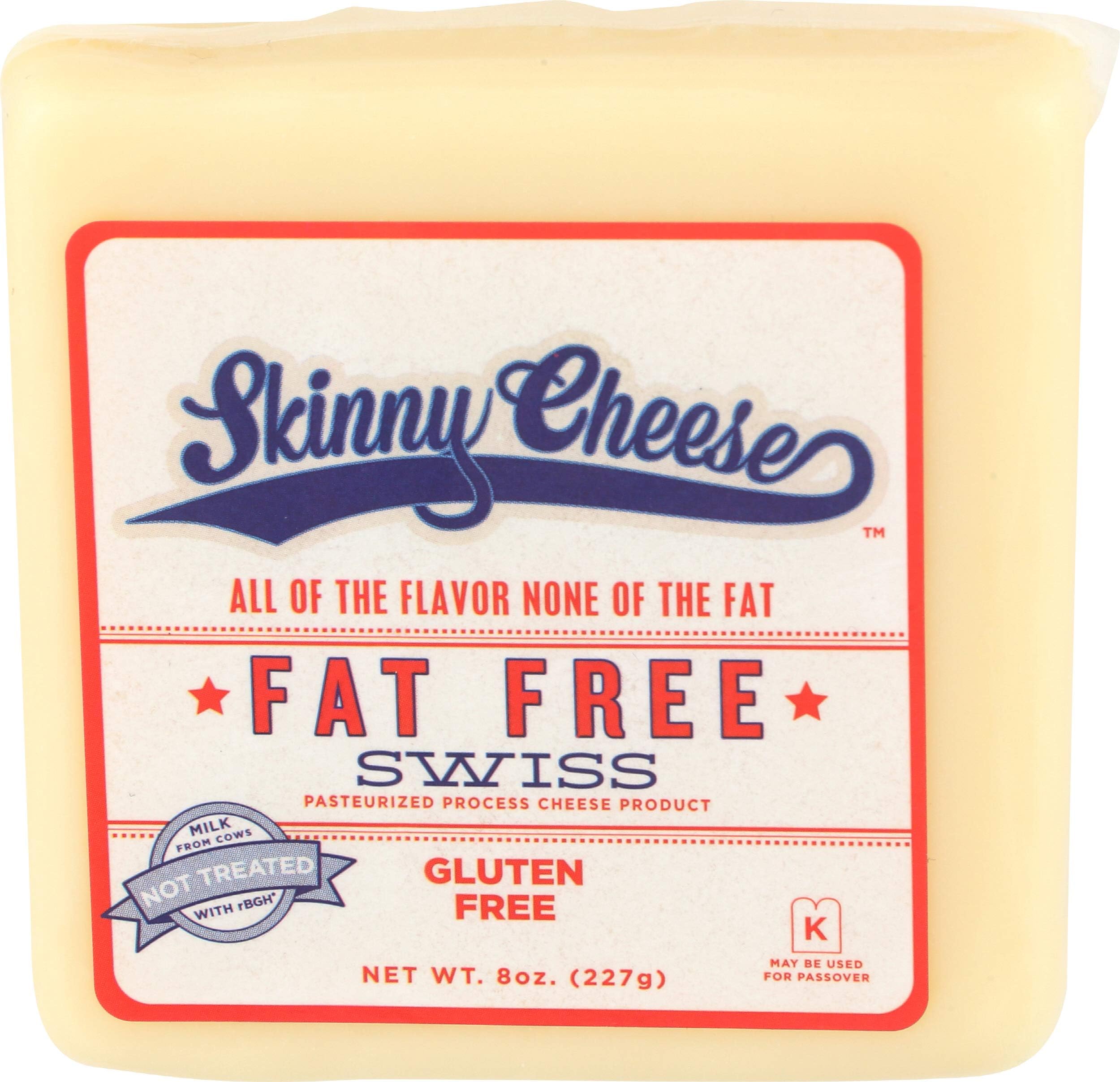 Skinny Cheese, Swiss Fat Free, 8 Ounce