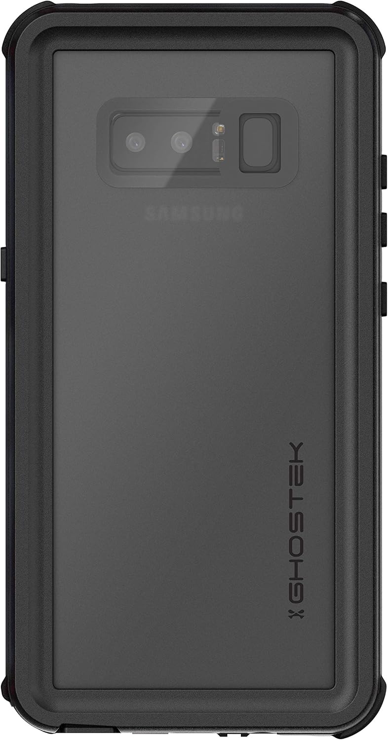 Ghostek Nautical Galaxy Note 8 Waterproof Case with Screen Protector Slim Extreme Heavy Duty Protection Tough Shockproof Full Body Underwater Watertight Seal for 2017 Galaxy Note8 (6.3 Inch) - (Black)