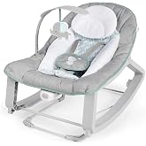 Ingenuity Keep Cozy 3-in-1 Grow with Me Vibrating Baby Bouncer, Seat & Infant to Toddler Rocker, Vibrations & -Toy Bar, 0-30