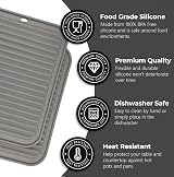 Linda's Essentials Silicone Trivets 4 Pack 30x23 cm Heat Resistant Mats view 2