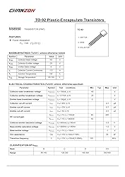 Chanzon SS8550 TO-92 PNP Power BJT Bipolar Junction