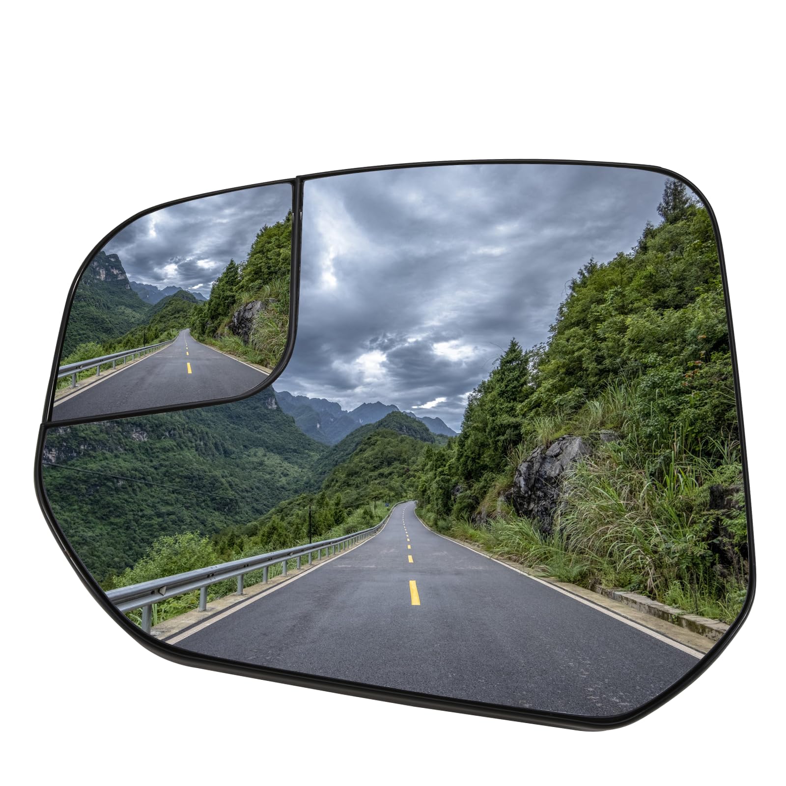 Photo 1 of LOIYLLEN Driver Side Mirror Replacement for Ford Transit Connect 2014 2015 2016 2017 2018 2019 2020 2021 2022 - Left Side Mirror Glass, Rear View Mirrors Glass with Power Heated
