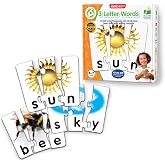 The Learning Journey: Match It! - 3 Letter Words - 20 Self-Correcting - Large Pieces Reading &amp; Spelling Puzzle Set - Matching Activity for Kids Ages 4-7