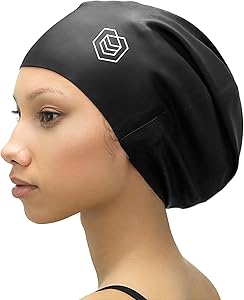 SOUL CAP XXL – Extra Extra Large Swimming Cap - Designed for Long Hair, Dreadlocks, Weaves, Hair Extensions, Braids, Curls & Afros - Women & Men - Premium Silicone