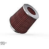 K&N Engineering RG-1001RD Multi 6" Od B X 5" H W/4", 3-1/2", 3" Dia FLG W/Inverted Top Universal Clamp-On Air Filter