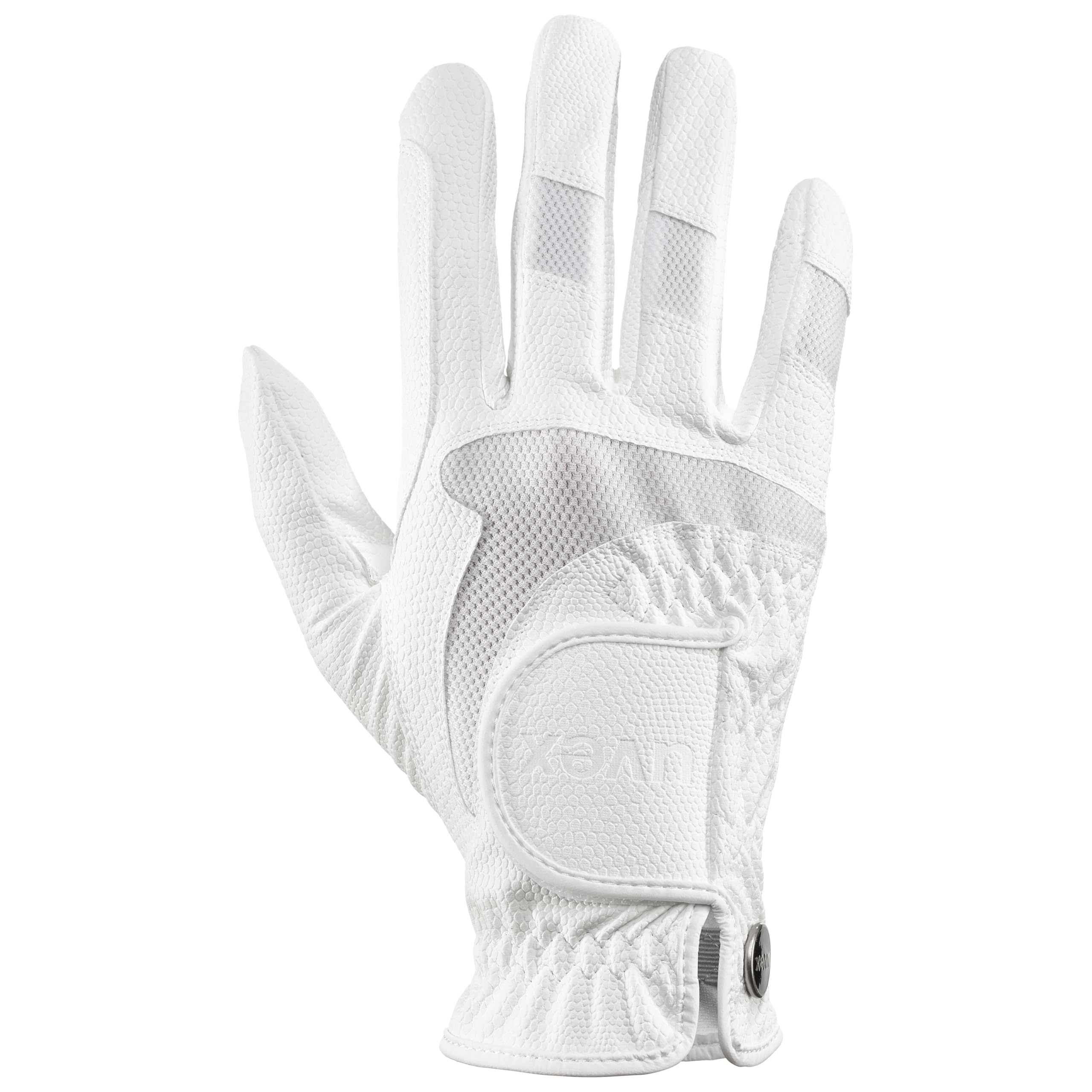 uvex i-Performance 2 - Flexible Riding Gloves for Men and Women - Durable - Breathable Material - White - 6.5