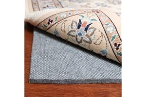 DELLUNA Non-Slip Area Rug Pad 10'x13', 1/3" Thick Dual Surface-Felt+Rubber. Premium Carpet Mat - Safe for All Floors and Finishes, Adds Comfort and Protection, Extra Strong Grip - Many Custom Sizes.