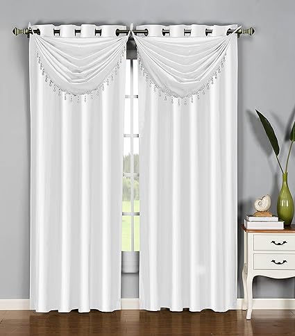 Home Furniture Diy Luxury Jane Curtains With Attached Pelmet