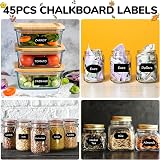 Maqhpu White Chalk Pens for Blackboards 6 Pack with 45 Labels 1/3/6 mm view 4