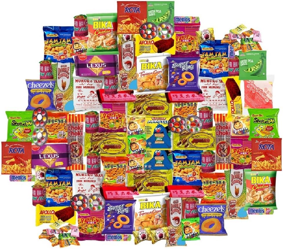 Malaysia Snack Package (20 Count) Candy College Student Care Package