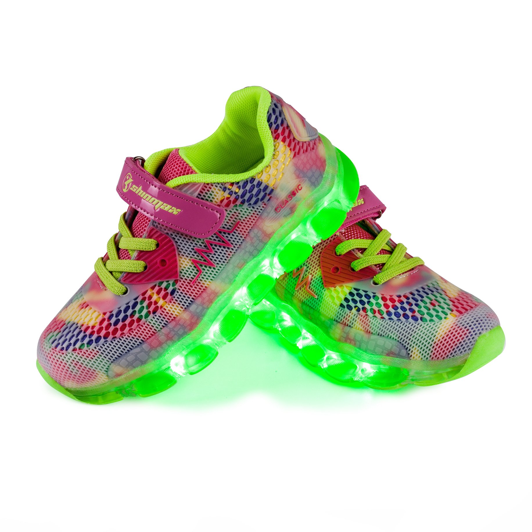 Shinmax LED Kid Shoes, Light Up Shoes Sport Shoes For Kids Boys Girls 7