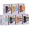 Katz Gluten Free Snacks Top 7 Donut Flavors: Powdered, Glazed, Cinnamon, Chocolate Frosted, Glazed, Triple Chocolate, Pumpkin Spice, (1 Pack of each)