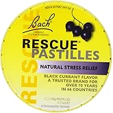 Bach Rescue Remedy Pastilles, Black Currant, 1.7 Ounce (Pack of 4)