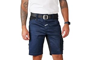 Ellobird Work Shorts for Men Construction Pants Mens Workwear Cordura Cargo Loose Fit Utility Carpenter Workwear Short
