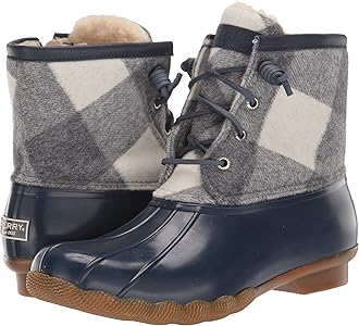 buffalo check snow boots