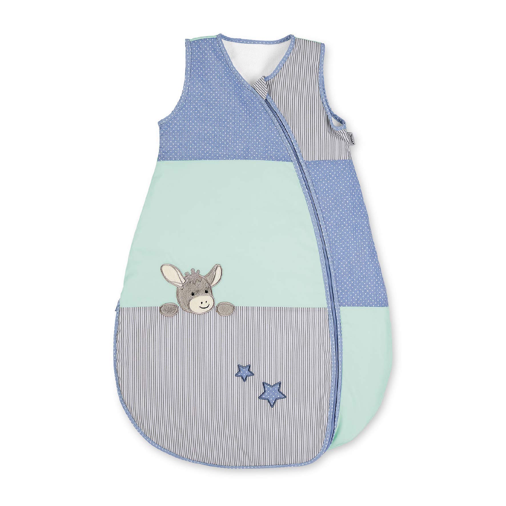Sterntaler Emmi Donkey Summer Sleeping Bag for Toddlers - 70 cm - Multi-Coloured