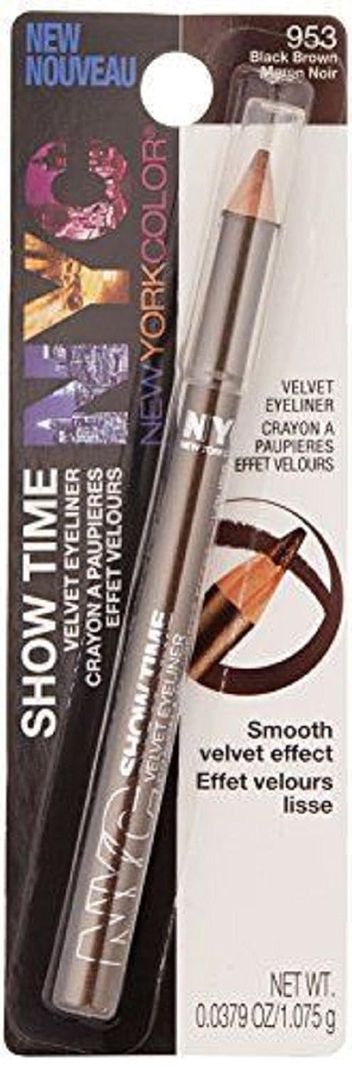 N.Y.C. New York Color Show Time Eyeliner Velvet, Black Brown 953