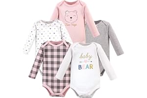 Hudson baby unisex-baby Cotton Long-sleeve Bodysuits