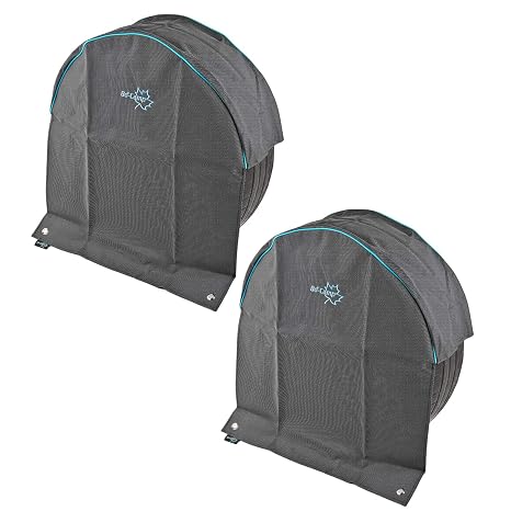 Wohnwagen Radabdeckung Luxus Grau Uv Schutz Polyestergewebe Mit